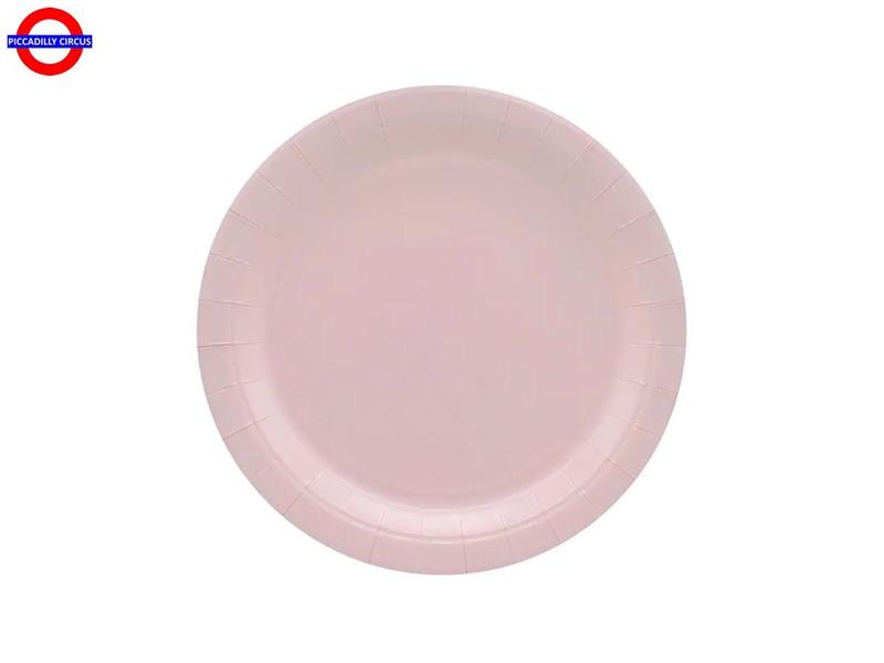 ECOLOR ROSA CHIARO 15 PIATTI CM.18