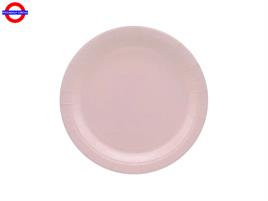ECOLOR ROSA CHIARO 15 PIATTI CM.18
