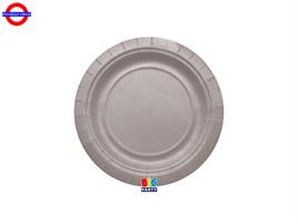 ECOLOR ARGENTO MATT 15 PIATTI CM.18