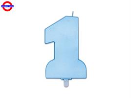 CANDELINA 1°COMP. METAL CELESTE  CM.11