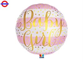 MYLAR NASCITA A STRISCE BIMBA 18