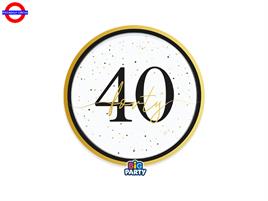40° HAPPY BIRTHDAY PRESTIGE 6 PIATTI D.18