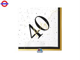 40° HAPPY BIRTHDAY PRESTIGE 16 TOVAGLIOLI 33X33