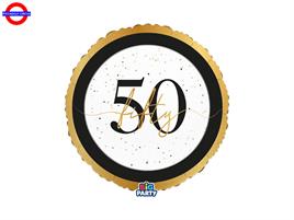 MYLAR 50° HAPPY BIRTHDAY PRESTIGE