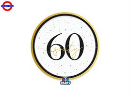 60° HAPPY BIRTHDAY PRESTIGE 6 PIATTI D.18