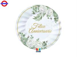 ANNIVERSARIO 6 PIATTI EUCALIPTO D.20