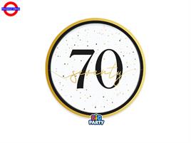 70° HAPPY BIRTHDAY PRESTIGE 6 PIATTI D.18