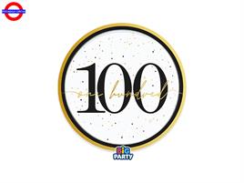 100° HAPPY BIRTHDAY PRESTIGE 6 PIATTI D.18