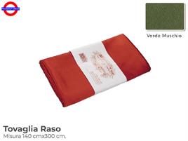 TELO SATIN/RASO CM.140X300 VERDE MUSCHIO