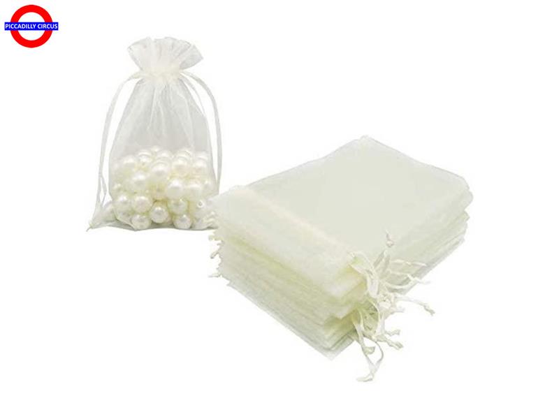 SACCHETTO ORGANZA 10X12 PANNA