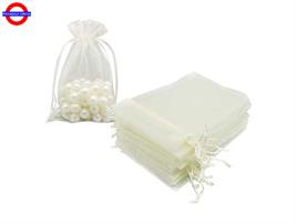 SACCHETTO ORGANZA 10X12 PANNA