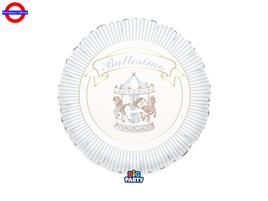 MYLAR BATTESIMO 18 CARILLON CELESTE