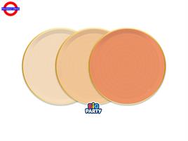RUSTIC SUNSET 6 PIATTI D.24 3 COLORI BORDO ORO