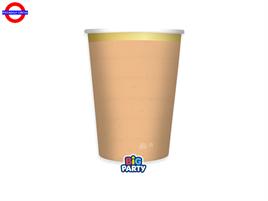 RUSTIC SUNSET 6 BICCHIERI CC.250 BORDO ORO