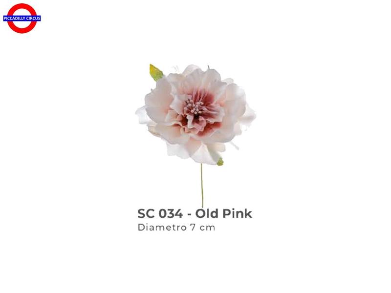 FIORE ARTIFICIALE D/7 ROSA ANTICO