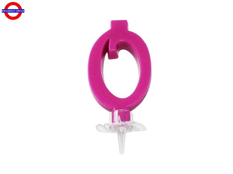 CANDELINA NUM. CLASSICA FUXIA CM.7 N°0