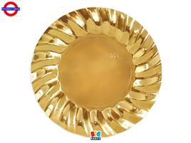 TAVOLA - WAVY CHAMPAGNE SATIN 6 PIATTI CM.30